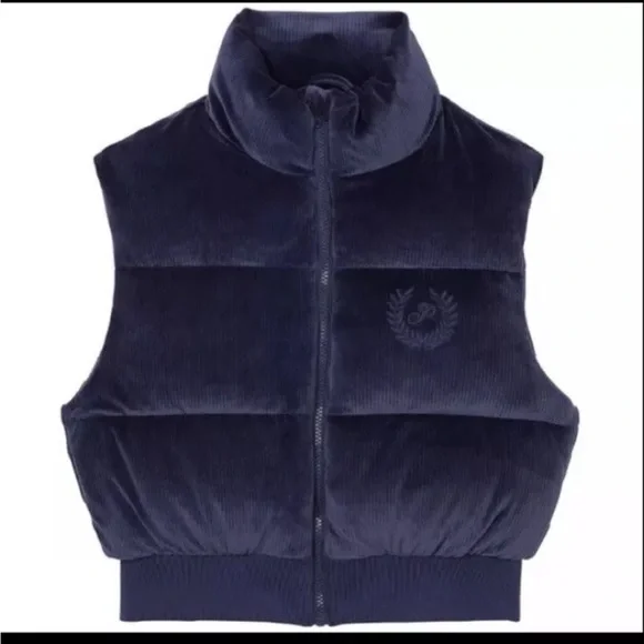 PINK
RIB VELOUR CROP PUFFER VEST - Picture 5 of 7